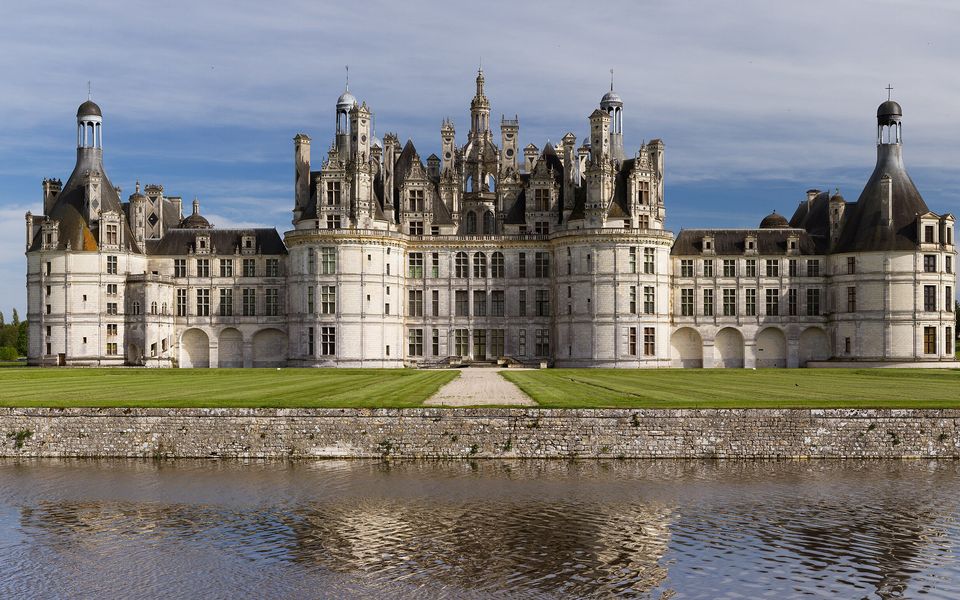 Façade nord-ouest du château de Chambord