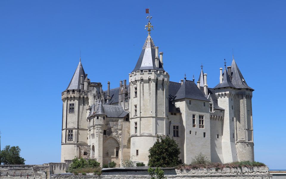 Château de Saumur dominant la ville